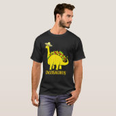 タコサウルスシンコデマヨおもしろいタコ恐竜1 Tシャツ (正面フル)