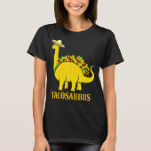 タコサウルスシンコデマヨおもしろいタコ恐竜3 Tシャツ (正面)