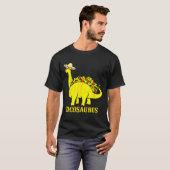 タコサウルスチンコデマヨシャツタおもしろいコ恐竜 Tシャツ (正面フル)