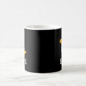 タコサウルス タコ 恐竜 ティラノサウルス 面白い シンコ デ マヨ コーヒーマグカップ (中央)