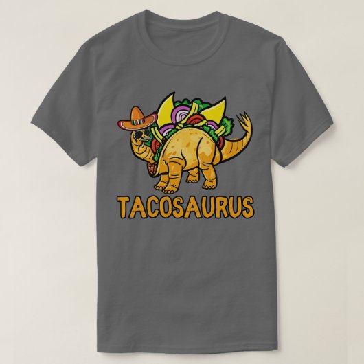 タコサウルスcinco deマヨおもしろいタコ恐竜 tシャツ (デザイン正面)