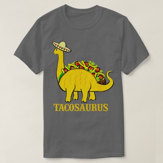 タコサウルスCinco de Mayo おもしろい Taco恐竜のプレゼント Tシャツ (デザイン正面)