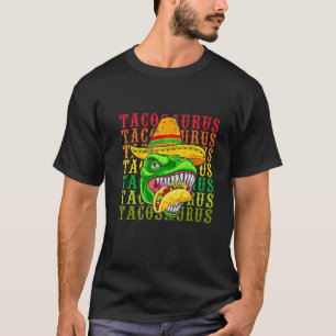 タコサウルスCinco De Mayo Tee おもしろい Taco Dinosaur F Tシャツ