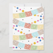 タコサボテンのベビーの赤ちゃんシャワー 招待状 (裏面)