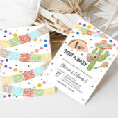 タコサボテンのベビーの赤ちゃんシャワー 招待状