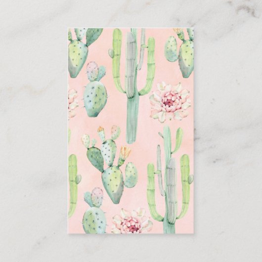 タコサボフィエスタテーマのおむつラッフルインサート 名刺 (裏面)