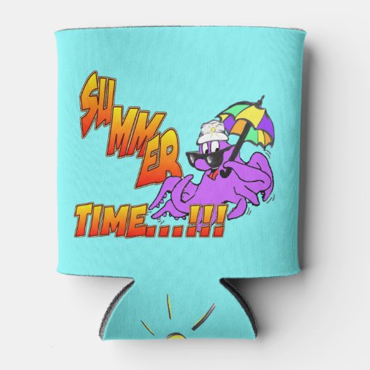 タコサマータイムクーラーボックス 缶クーラー (正面)