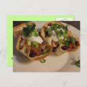 タコサラダボウルカード ポストカード (正面/裏面)