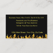 タコサービスの名刺 名刺 (裏面)