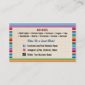 タコサービス名刺 名刺 (裏面)