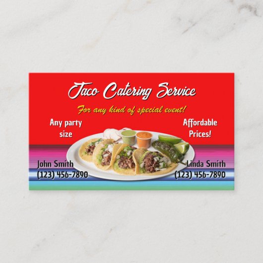 タコサービス名刺 名刺 (正面)