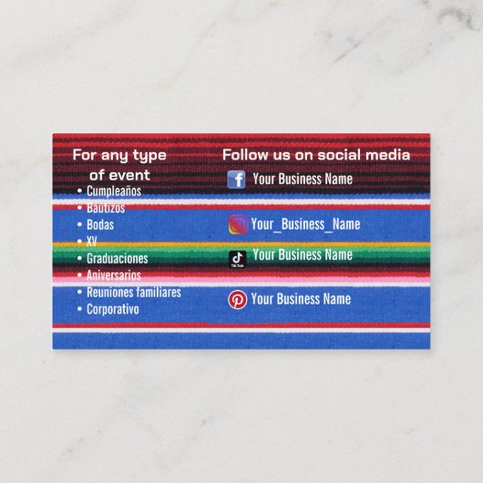 タコサービス名刺 名刺 (裏面)