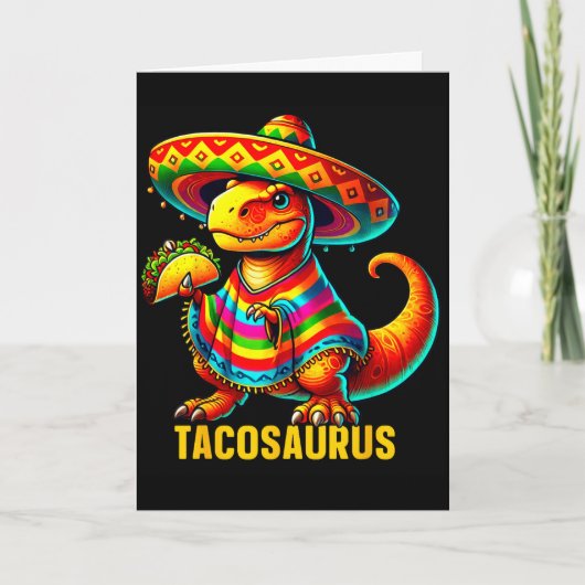 タコザウルスタコ恐竜シンコデマヨメキシカンタコ カード (正面)