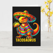 タコザウルスタコ恐竜シンコデマヨメキシカンタコ カード (黄色い花)