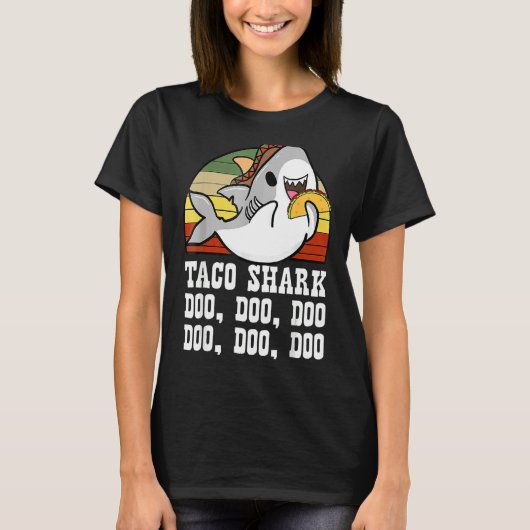 タコシャークメキシコ料理Cinco De Mayoパーティー Tシャツ (正面)
