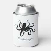 タコシルエットサンダー_コーブ 缶クーラー (缶正面)