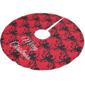 タコシルエット雷_コーブ ブラッシュドポリエステルツリースカート (アングル)