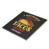 タコスおもしろいことわざ私は本当にタコスが好き タイル (側面)