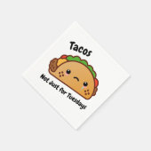 タコスおもしろいは火曜日だけじゃない スタンダードカクテルナプキン (角)