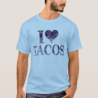 タコスが大好き - タコスが好きな人 Tシャツ