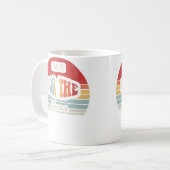 タコスが好きでやっている Funny コーヒーマグカップ (正面左)