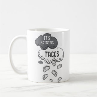 タコスが降る面白Tシャツ コーヒーマグカップ