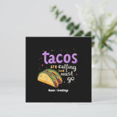タコスが電話してきてグルメ 招待状 (スタンド正面)