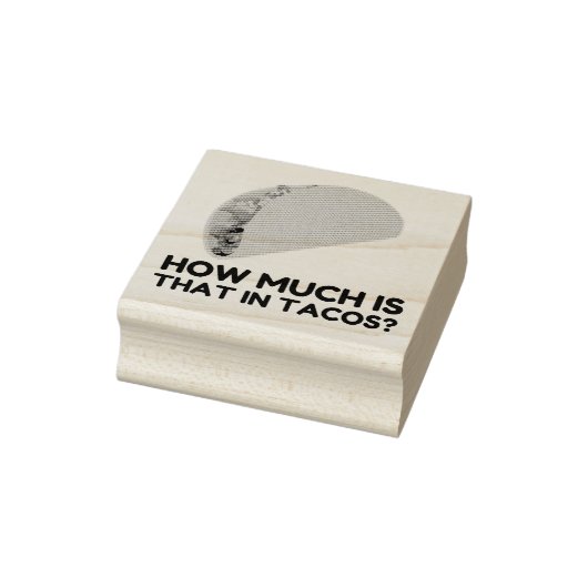 タコスでいくらだ ラバースタンプ (スタンプ)