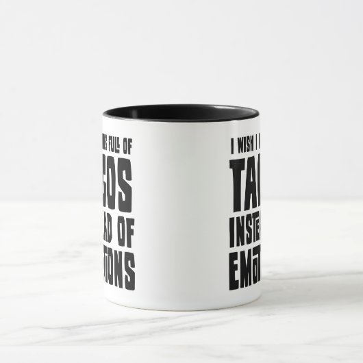 タコスでいっぱいである マグカップ (中央)