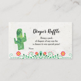 タコスとタトゥスおむつラッフルエンクロージャカード エンクロージャーカード