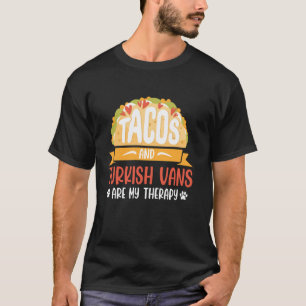 タコスとターキッシュバンで癒される 猫パパデザイン Tシャツ