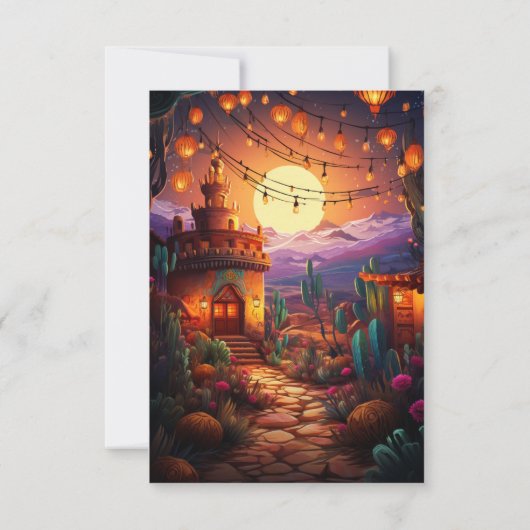 タコスとテキラフィエスタ結婚ズ 出欠カード (裏面)