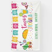 タコスとテキーラのバナー – Wh 横断幕 (縦)