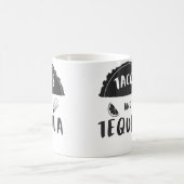 タコスとテキーラのフィエスタのお祝い コーヒーマグカップ (中央)