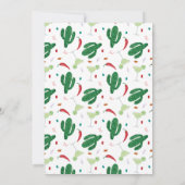 タコスとテキーラのマルガリータ誕生日パーティー 招待状 (裏面)