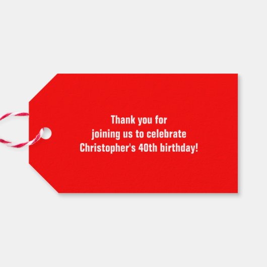 タコスとテキーラの誕生日パーティー ギフトタグ (裏面横)