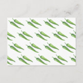 タコスとテキーラブライダルシャワーディスプレイシャワー エンクロージャーカード (裏面)