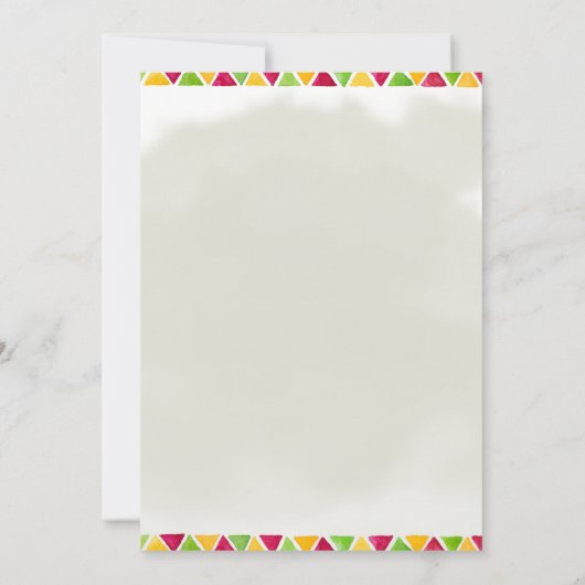 タコスとテキーラ50thメキシコ大人誕生日 招待状 (裏面)