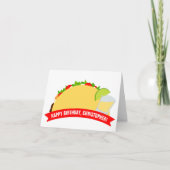 タコスとテキーラ カード (正面)