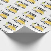 タコスとテキーラ ラッピングペーパー (角)