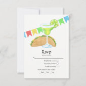 タコスとテキーラ 出欠カード (正面)