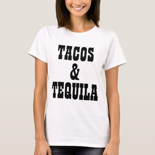 タコスとテキーラ Tシャツ (正面)