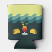 タコスとドリンク 缶クーラー (裏面)