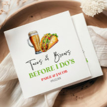 タコスとビールで乾杯！挙式前のリハーサルディナー