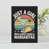 タコスとマルガリータ・メキシコを愛する女の子 招待状 (スタンド正面)