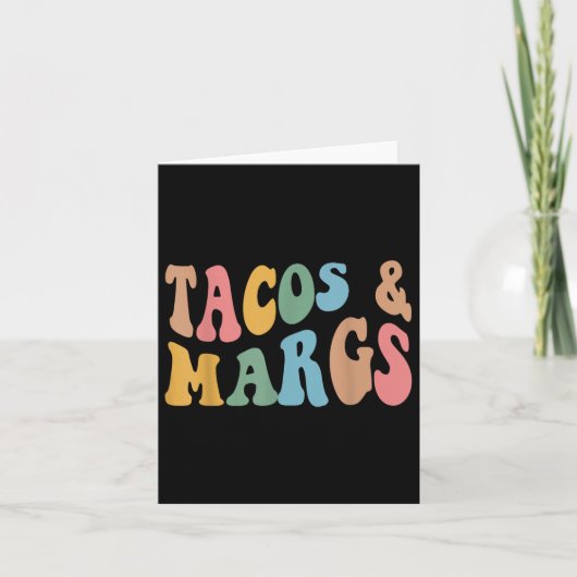 タコスとマルグスおもしろいシンコデマヨMexican Fiesta カード (正面)