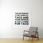 タコスと君の意見 タペストリー (インサイチュ)