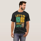 タコスについて話そう タコス猫 Tシャツ (正面フル)