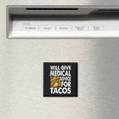 タコスに関する医療上のアドバイス メキシコのシンコデマヨのドクター マグネット (インサイチュ (食洗機))