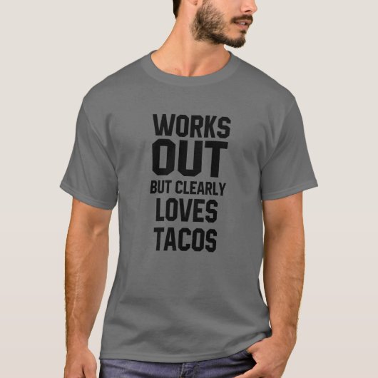 タコスのタンクCincoが明らかにおもしろい大好き Tシャツ (正面)